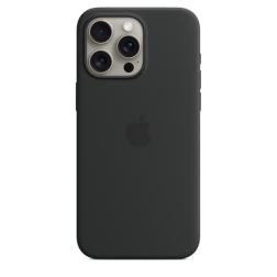 Чехол iPhone 15 Pro Max Silicone Case with MagSafe - Black