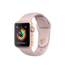 Apple Watch Series 3 38mm GPS Gold Aluminum Case with Pink Sand Sport Band