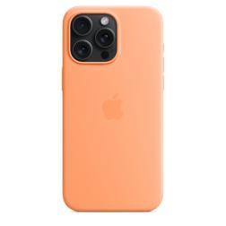 Чехол iPhone 15 Pro Max Silicone Case with MagSafe - Orange Sorbet