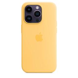 Силиконовый чехол MagSafe для iPhone 14 Pro - Sunglow (MPTM3)