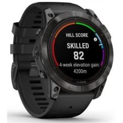 Garmin Fenix 7X Pro Sapphire Solar Carbon Gray DLC Titanium / Black Band