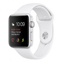 Apple Watch Series 1 38mm Silver Aluminum Case with White Sport Band