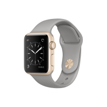 Apple Watch Series 2 38mm Gold Aluminum Case with Concrete Sport Band