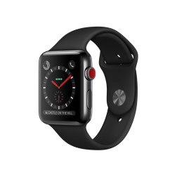 Apple Watch Series 2 42mm Space Black Stainless Steel Case with Black Sport Band