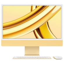 Apple iMac 24" Retina 4,5K, M3 (8C CPU, 10C GPU, 2023), 8 ГБ, 256 ГБ SSD, желтый