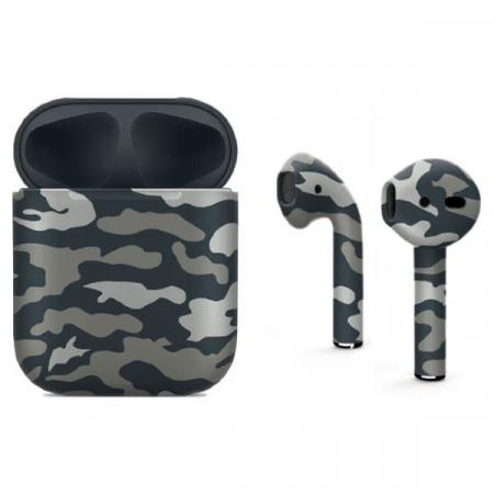 Apple AirPods (New Grey and Green camouflage) наушники в зарядном футляре