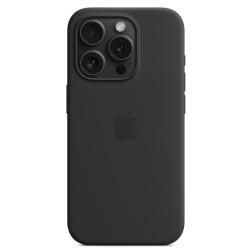 Чехол iPhone 15 Pro Silicone Case with MagSafe - Black