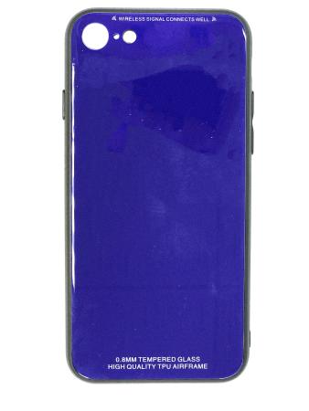 Чехол бампер Jorita Tempered Glass TPU Bumper Case (Blue) для iPhone 7/8