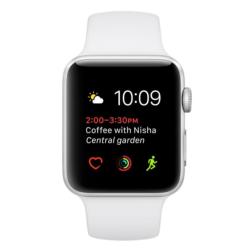 Apple Watch Series 2 38mm Silver Aluminum Case with White Sport Band