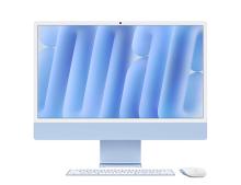 Моноблок Apple iMac 24 Retina 4,5K (M4, 10C CPU/10C GPU, 2024), 16 Гб, 512 Гб SSD, синий (MWV33)