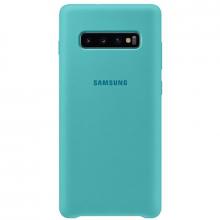 Чехол Samsung Silicone Cover для Galaxy S10 Plus зеленый