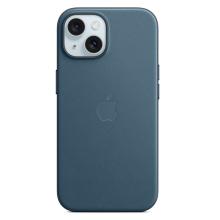 Чехол для iPhone 15 FineWoven Pacific Blue