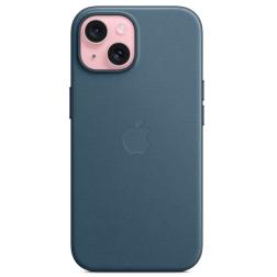 Чехол для iPhone 15 FineWoven Pacific Blue