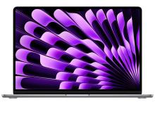 Ноутбук Apple MacBook Air 15 (M3, 8C CPU/10C GPU, 2024), 8 ГБ, 512 ГБ SSD, Space Gray (серый космос) (MRYN3)